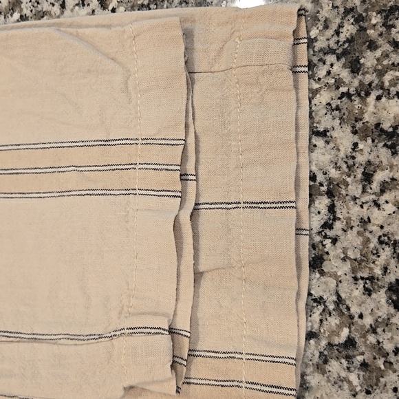 ANTHROPOLOGIE LINEN BLEND STRIPED WIDE LEG PANTS. SIZE SMALL. - Picture 9 of 9